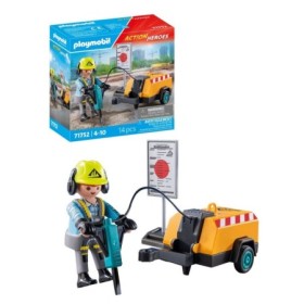 Playmobil - Muncitor cu ciocan demolator Playmobil Playmobil - 1